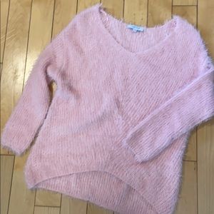 Pink cashmere like sweater- NEW